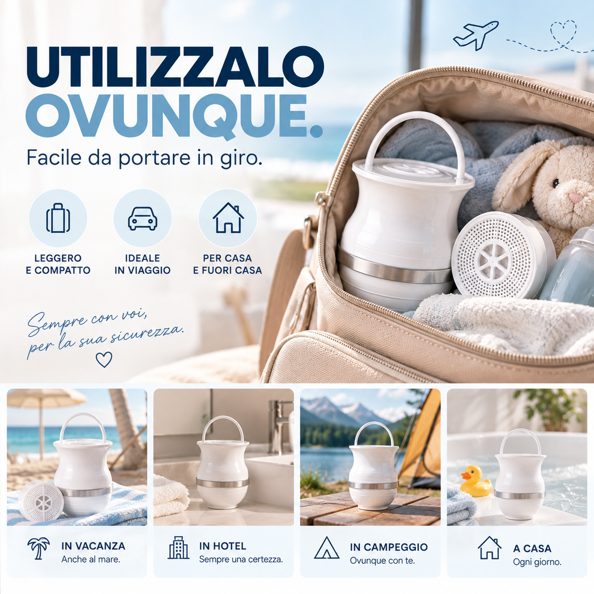 AquaDolce Baby - Filtro da Bagno per Bambini